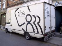 ALBA rotulación camión reparto